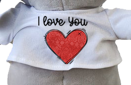 I Love You -  Valentines Day Elephant - Made to Order (Last Orders before Valentines Day: 4th February