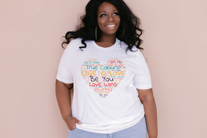 Personalised Wording - Ladies T-Shirt (UK Sizes 8-40) - Design by Handmade By Pixies - Made to Order
