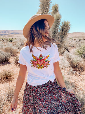 True Love Ladies T-Shirt (UK Sizes 8-40) - Artwork by the Very Talented Artist Sarah Neville - Made to Order