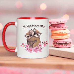 My Significant Otter - Red and White Valentines Day Mug - Made to Order (Last Orders before Valentines Day: 4th February