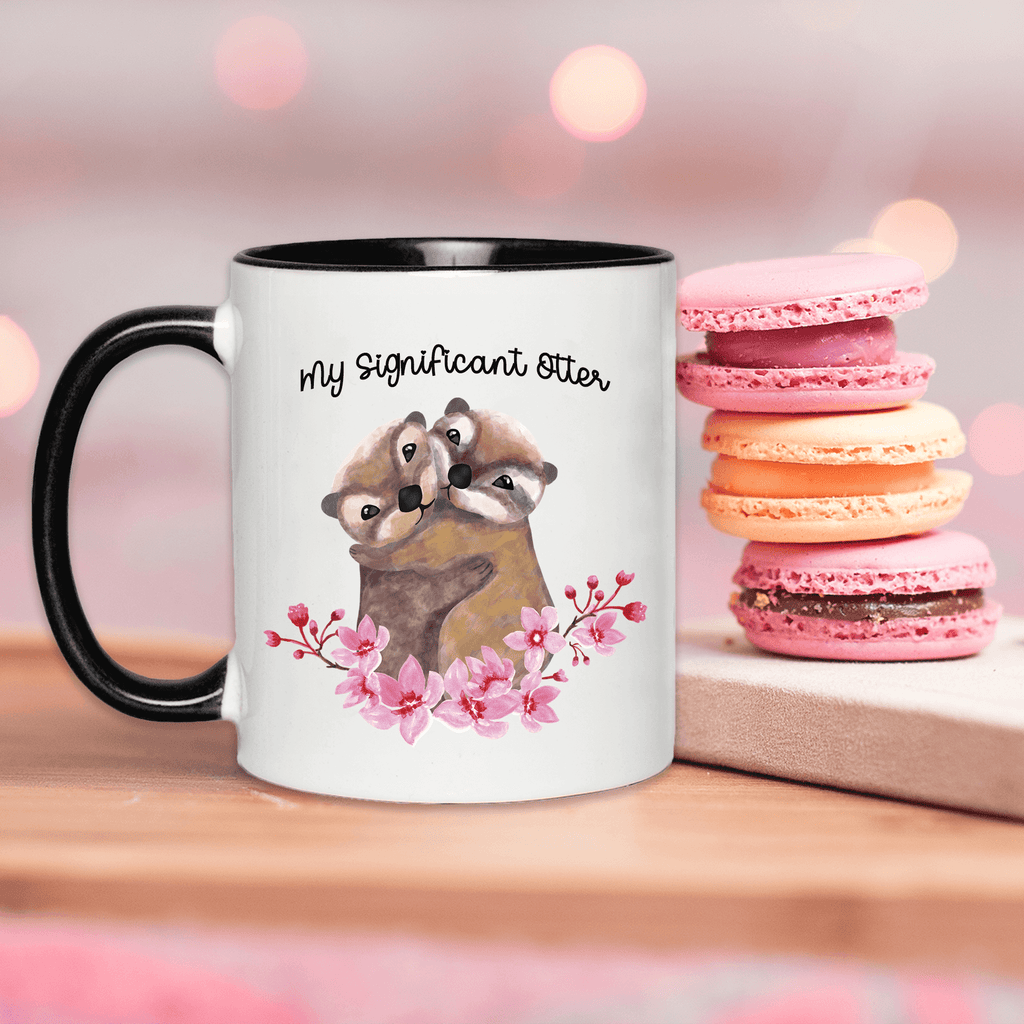 My Significant Otter - Black and White Valentines Day Mug - Made to Order (Last Orders before Valentines Day: 4th February