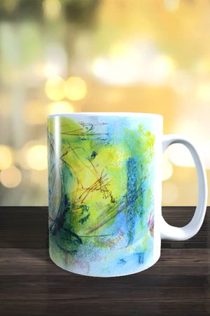 Sent with Love- Mug -  Artwork by the fabulous Artist Lec Caven - Made to Order