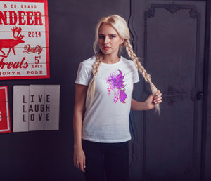 Purple Pegasus - Ladies T-Shirt (UK Sizes 8-40) - Artwork by the Very Talented Artist Sarah Neville - Made to Order