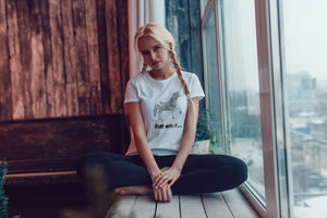 Ride With It -  Carnival Horse - Ladies T-Shirt (Sizes 8-40) - Artwork by the Very Talented Artist Sarah Neville - Made to Order