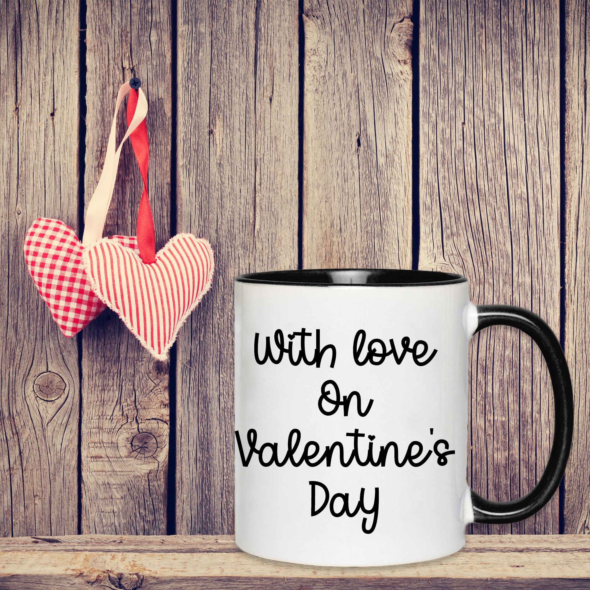 We're Purrrrrfect Together - Black and White Valentines Day Mug - Made to Order (Last Orders before Valentines Day: 4th February