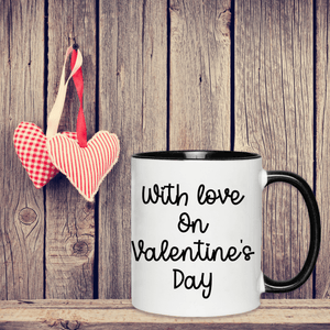 Love Never Dies (Skull) - Black and White Valentines Day Mug - Made to Order (Last Orders before Valentines Day: 4th February